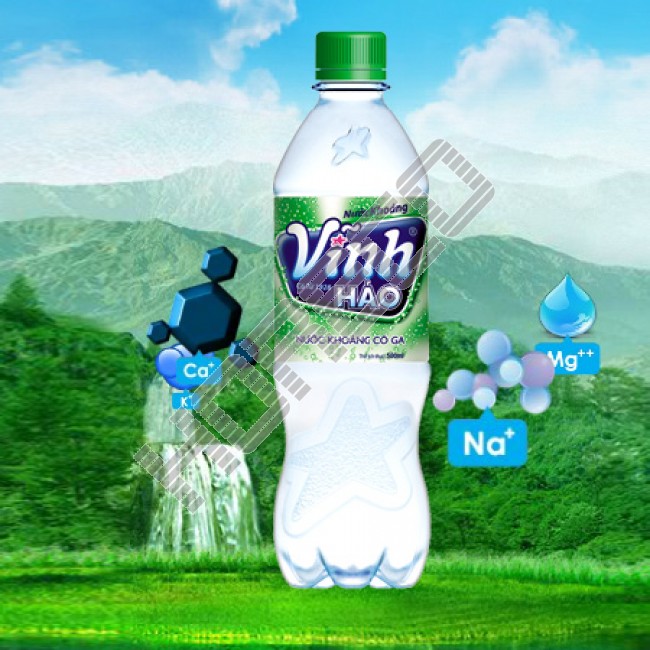 Nước suối Vĩnh Hảo 600ml